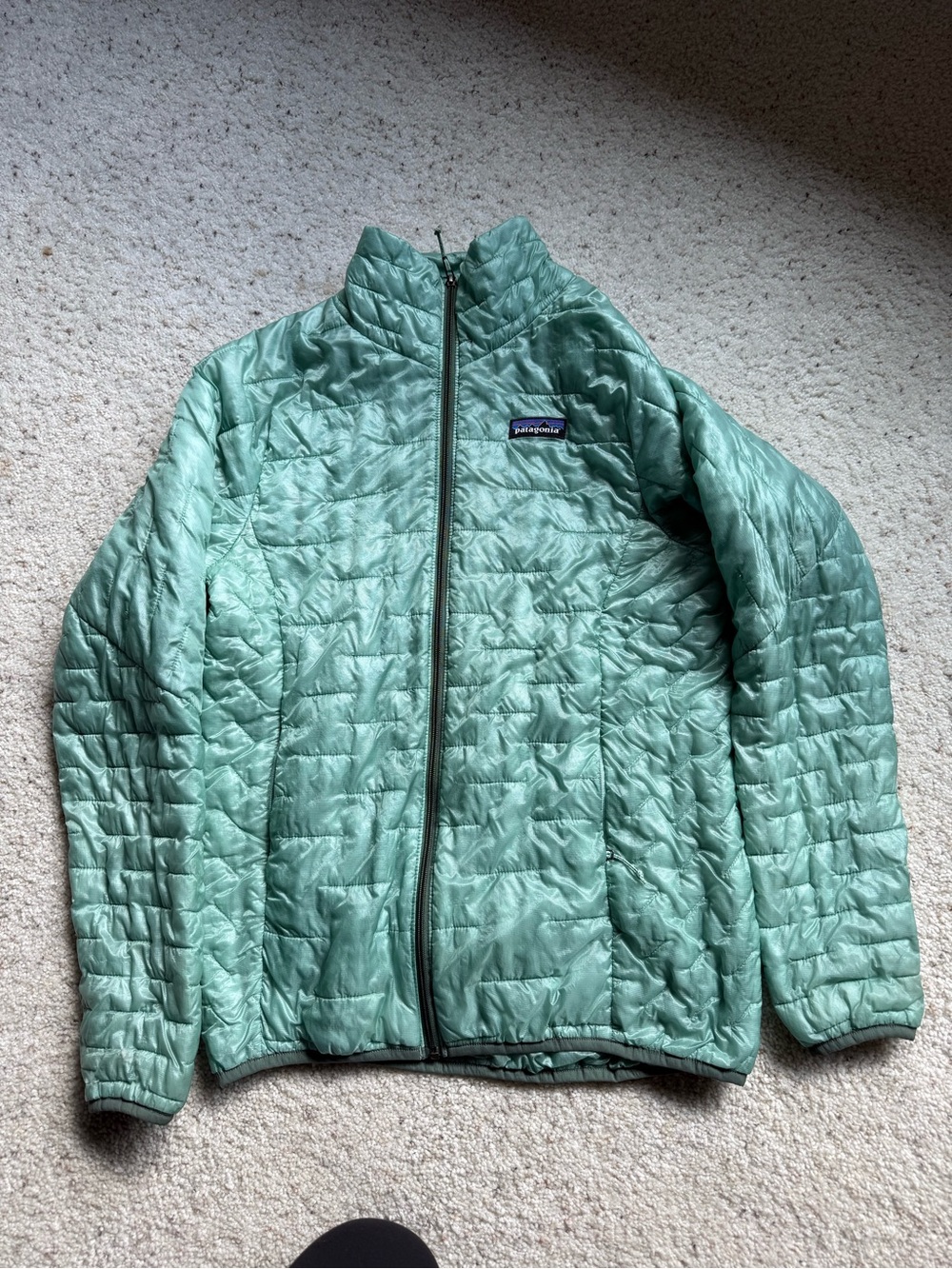Woman’s Patagonia Lightweight Down Jacket - Mint Green